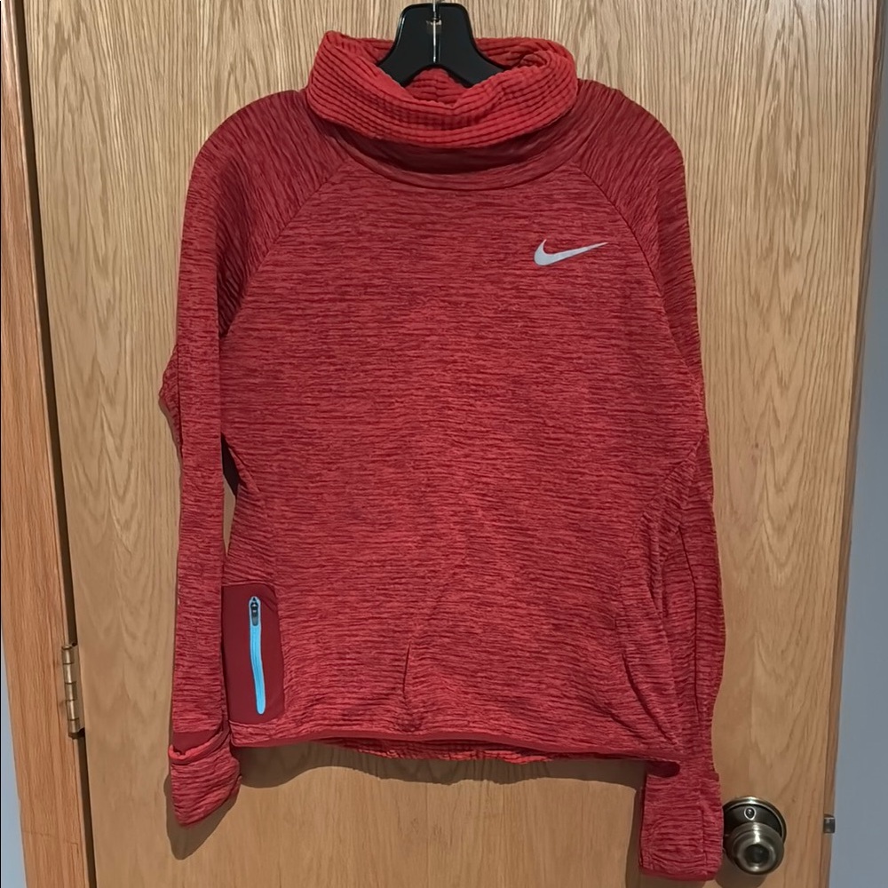 Nike Red Women's Sweater, athletic sweatshirt